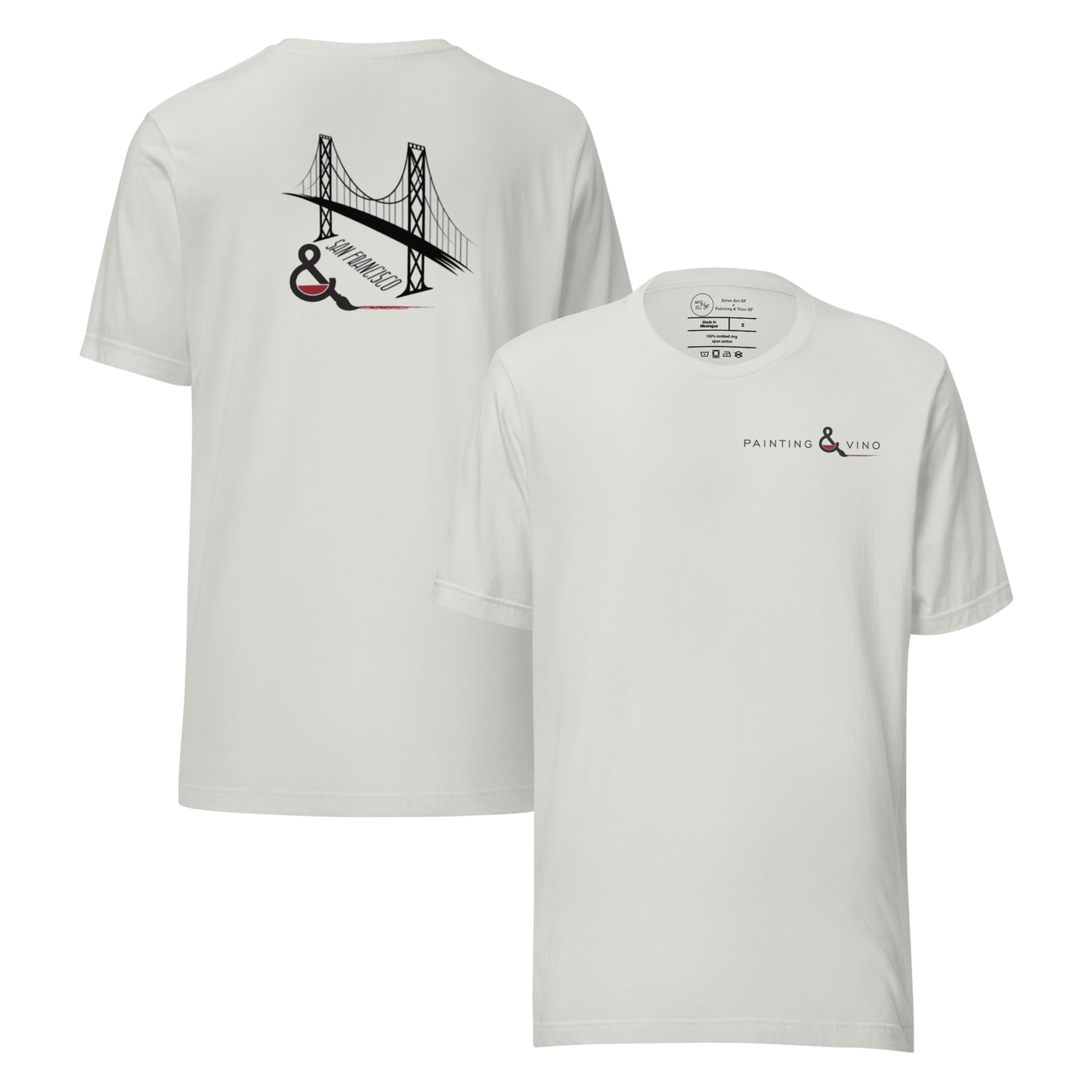 Painting & Vino SF Unisex t-shirt