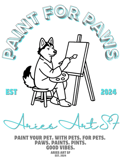Paint for Huskies T-shirt