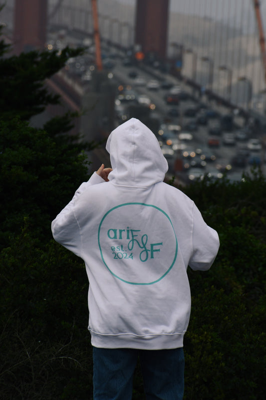 Oversized "Golden Gate at Sunset" Heavyweight Hoodie