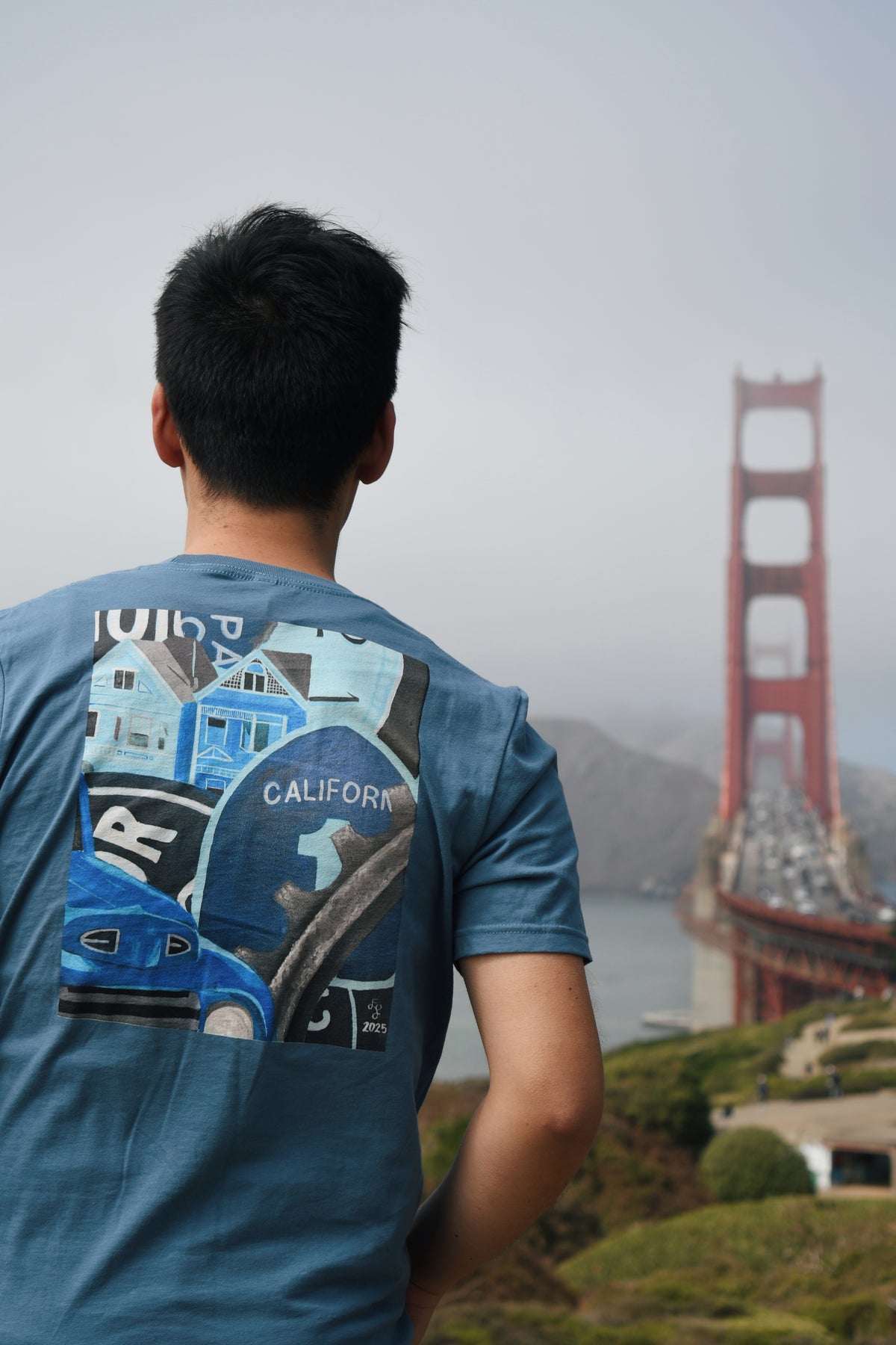 "Blue California" T-Shirt
