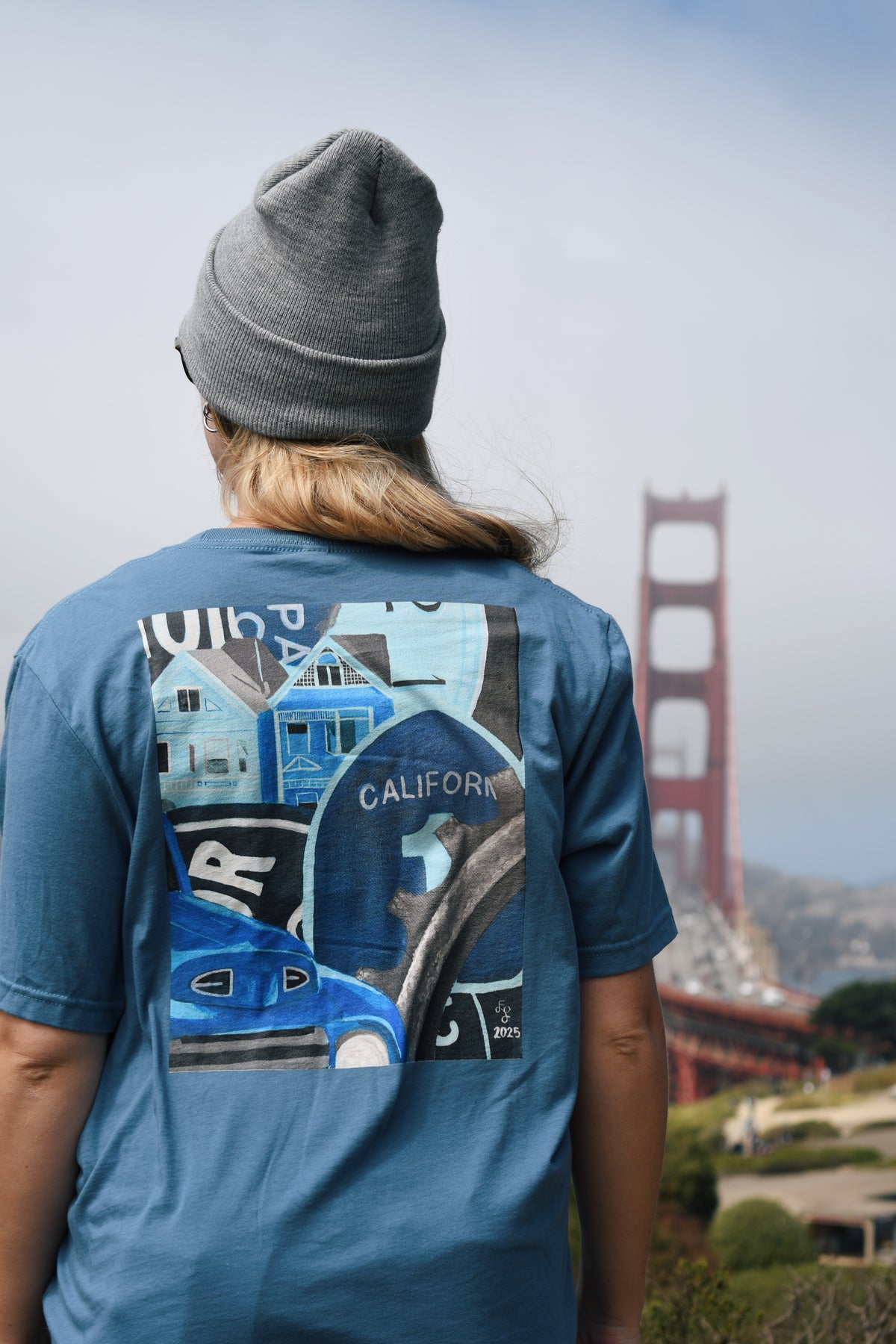 "Blue California" T-Shirt