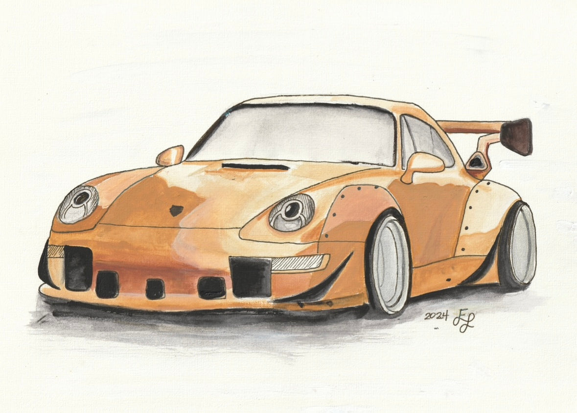 Porsche RWB 911 (Paper)