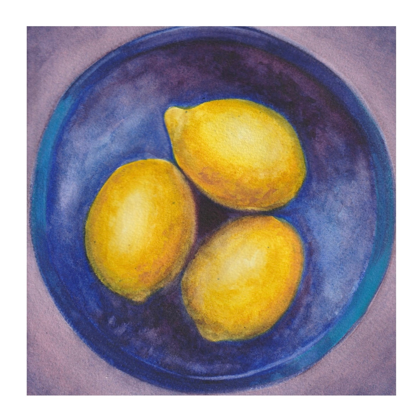 Watercolor Lemons (Paper)