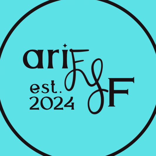Blue Aries Art Logo Sticker