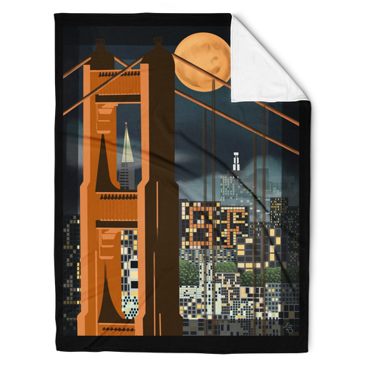 "The City" Throw Blanket