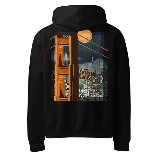 Oversized "The City" hoodie