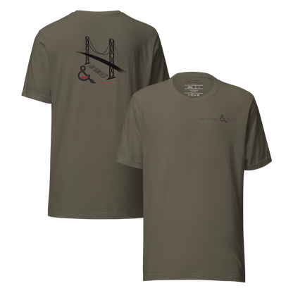 Painting & Vino SF Unisex t-shirt