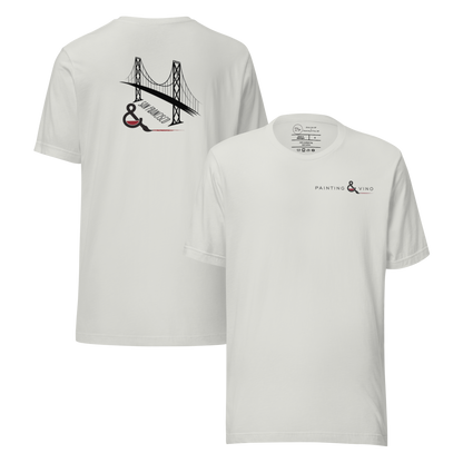 Painting & Vino SF Unisex t-shirt