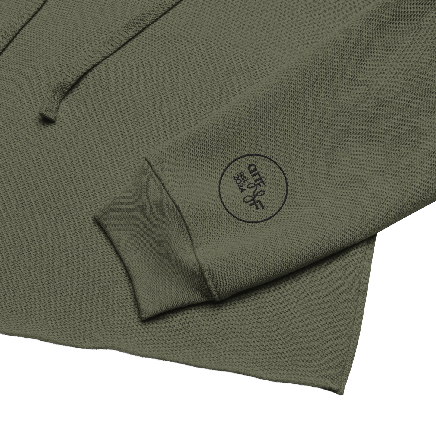 Painting & Vino SF Crop Hoodie