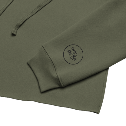 Painting & Vino SF Crop Hoodie