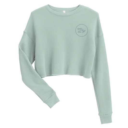 Aries Art SF Crop Sweatshirt